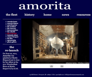 Amorita website design by Windlass Creative