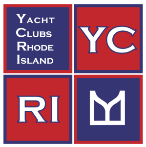 Yacht Clubs of Rhode Island Exhibit logo by SallyAnne Santos